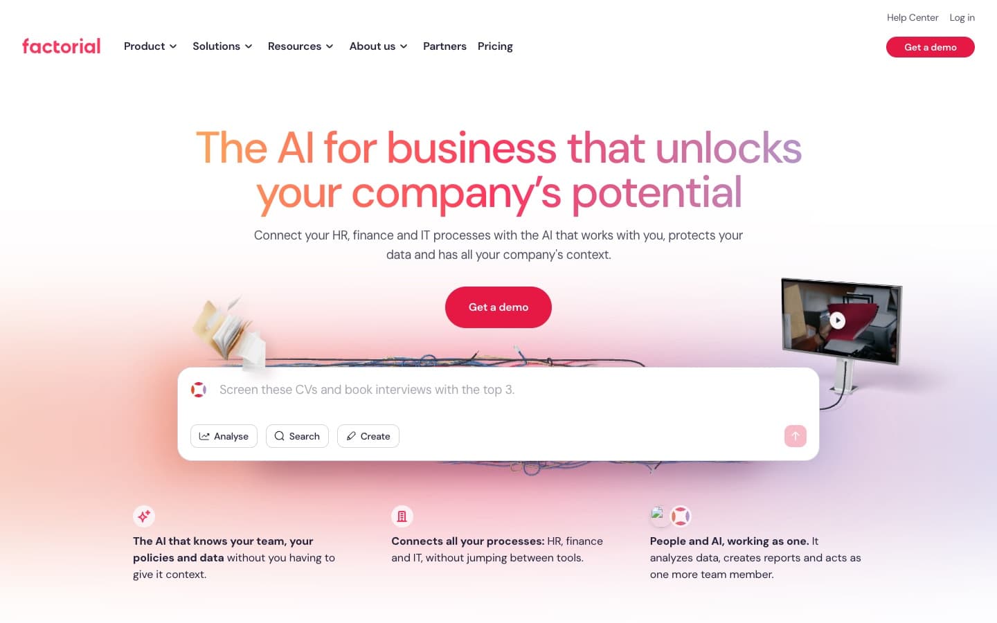 Factorial homepage